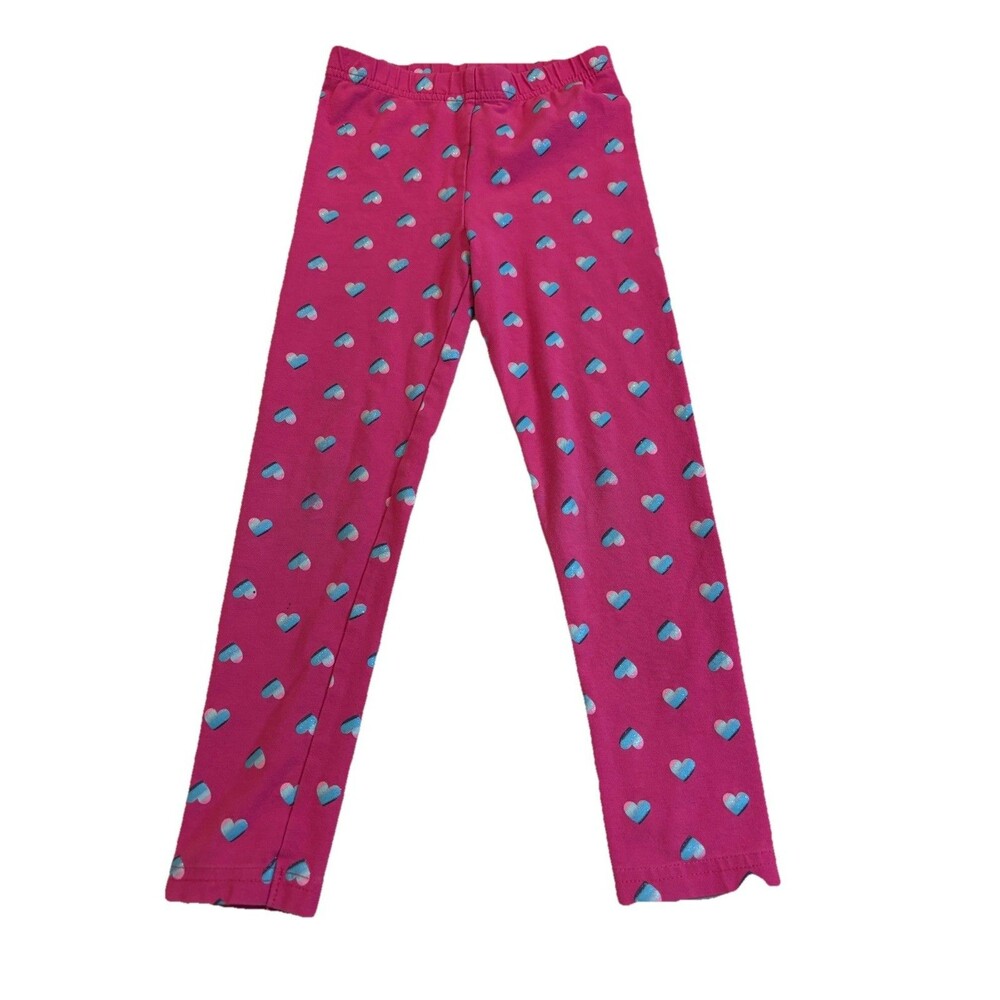 Girls 5T Leggings Lot 4 Pairs Pink Confetti Bunny Easter Paw Patrol GUC Mixed - Picture 5 of 13